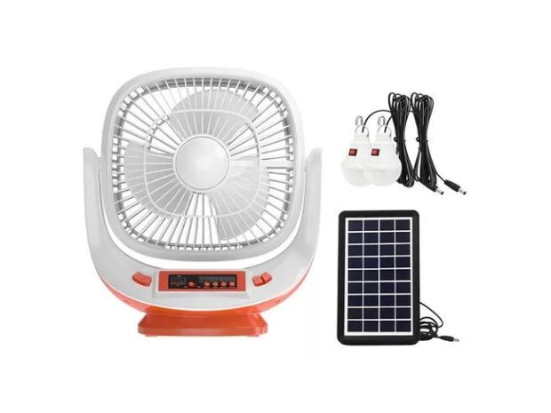 &u+ VENTILADOR CON PARLANTE Y PANEL SOLAR TYN-008BT